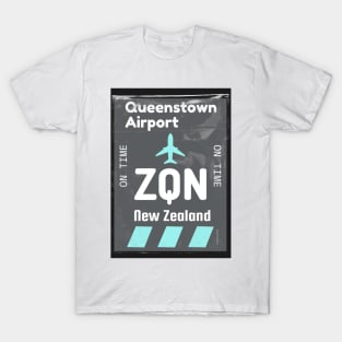 Airport ZQN Queenstown T-Shirt